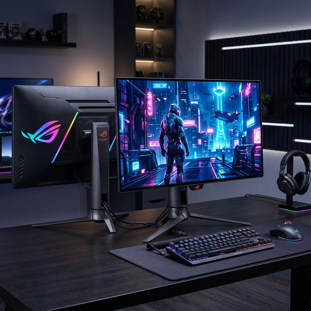 ASUS ROG Swift PG27AQDM OLED Gaming Monitor